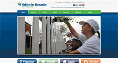 Desktop Screenshot of habitatpwc.org